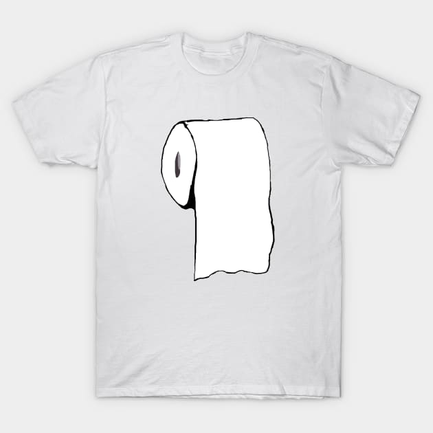 Toilet Paper T-Shirt by JadedAlice